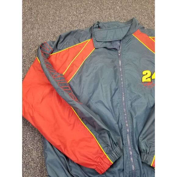 VTG Jeff Gordon Windbreaker Jacket Men's 2XL Winner's Circle Embroidered NASCAR - Picture 2 of 11